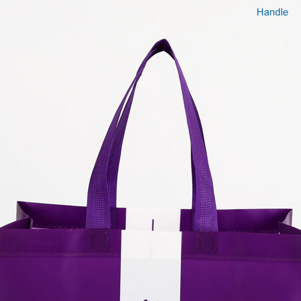 Wholesale custom print logo luxury eco ultrasonic laminated shopping tote non woven bag - Image 6