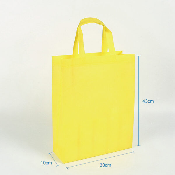 Luxury eco friendly nonwoven material restaurant packaging online customize personalized shopping bag for business - Image 2