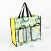The new style custom designer fashion logo PP woven tote beach bag