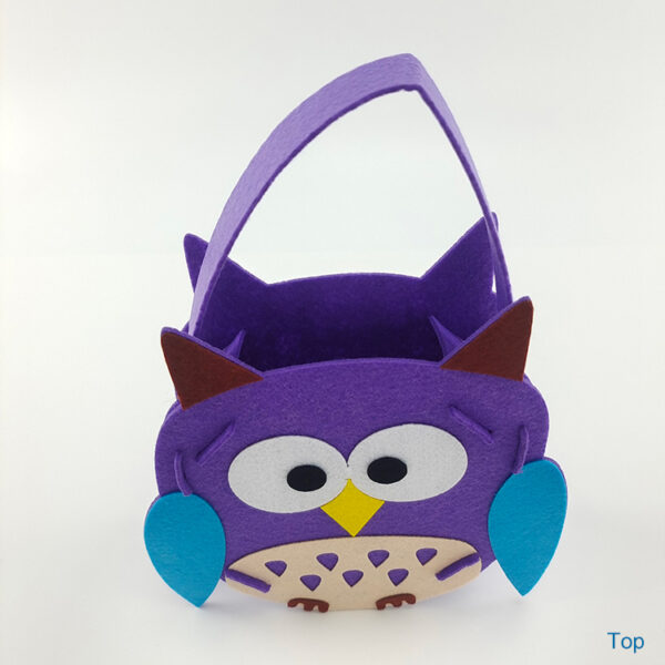 High quality bird cloth small kid cartoon felt bag handbag - Image 3