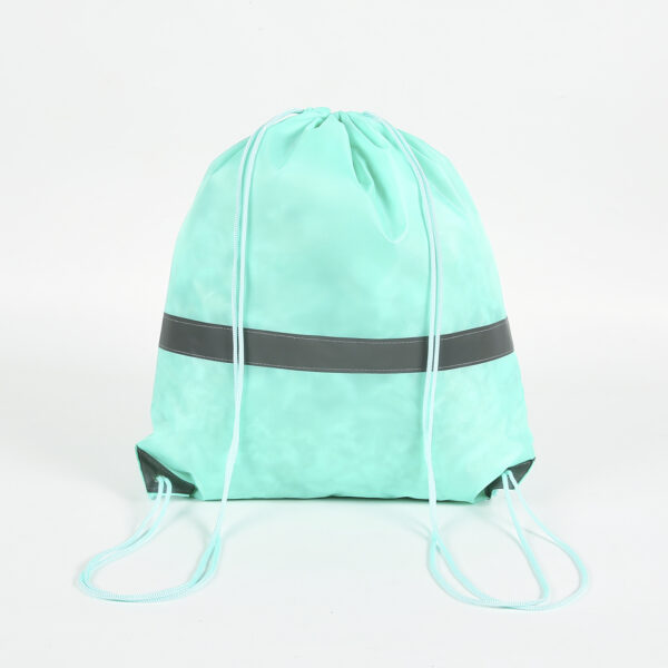 Eco friendly custom logo shoes dust cute unique reflective drawstring bag