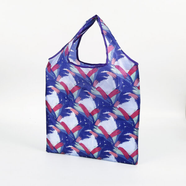 New recycle 190T PET foldable tote polyester folding bag