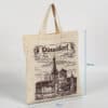 Full color custom logo screen printed vintage plain eco friendly shopping cotton canvas beach tote bag