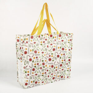 Custom eco friendly PP non woven PET mesh reusable tote bag