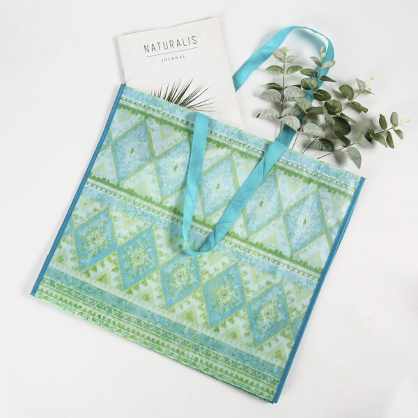 Reusable custom tote pp non woven portable shopping bag - Image 2