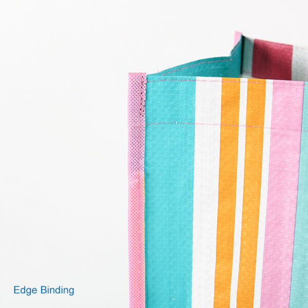 Custom PP woven PET mesh organza tote shopping bag with front pocket - Image 4