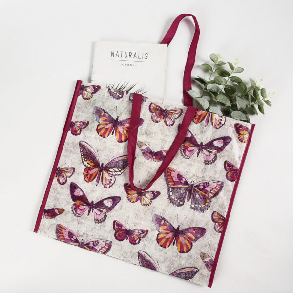 Colorful reusable pp non woven fabric shopping cloth bags with handles for gifts - Image 2