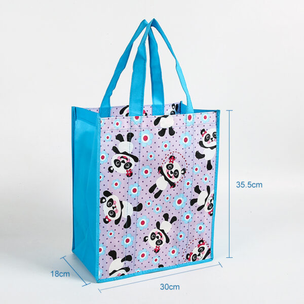 Wholesale custom print reusable  PP non woven shopping bags - Image 2