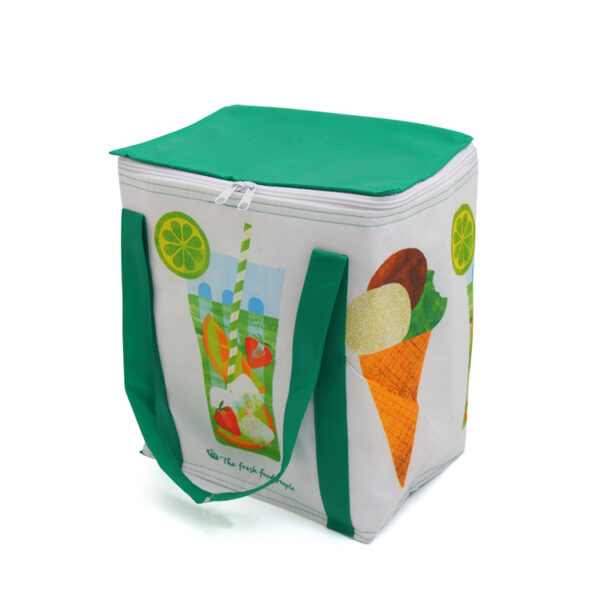 Printing portable durable picnic hot cold bento lunch reusable thermal cooler insulated tote bag