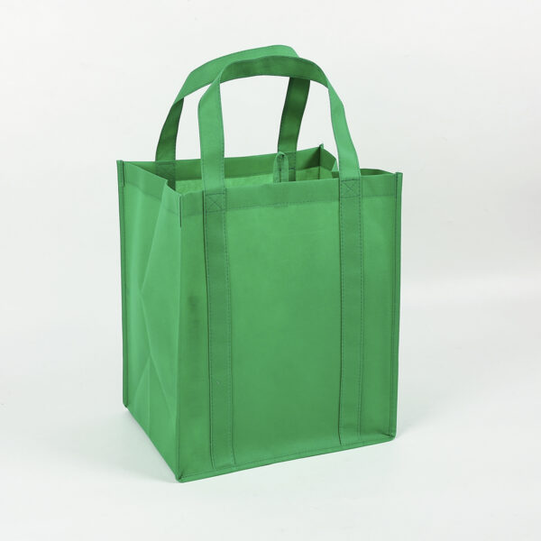 Wholesale green non woven eco friendly reusable shopping tote bag