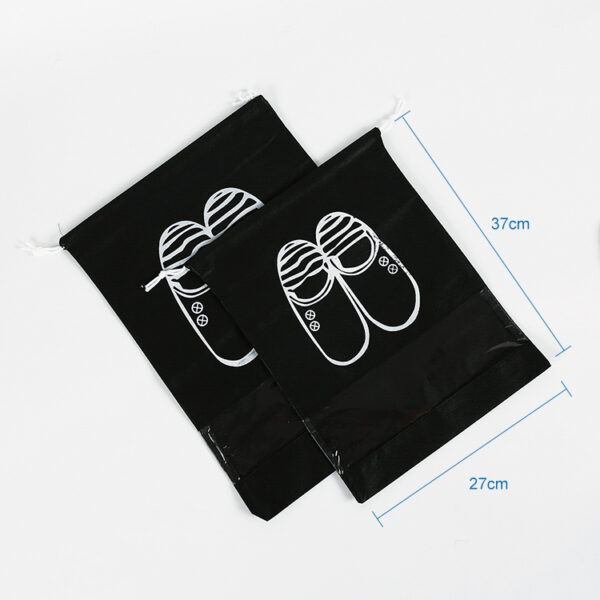 Wholesale custom logo recycled drawstring shoe dust bag - Image 2