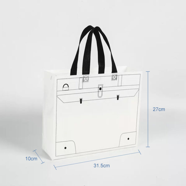 High quality eco recyclable PP non woven ultrasonic shopping bag - Image 2