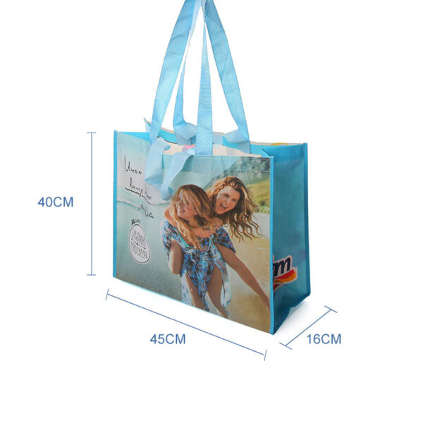 Eco friendly recycled custom creative tote bag with your own logo - Image 2