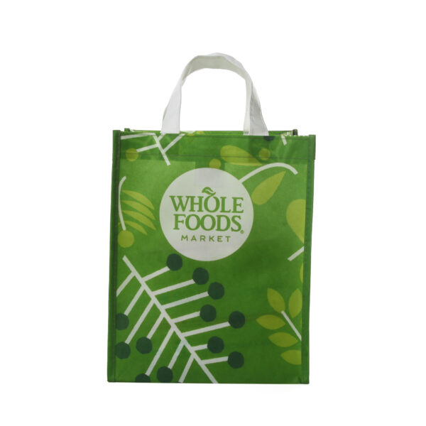 Wholesale print customized logo blank tote bags sublimation green