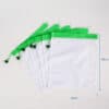 Eco friendly custom commercial polyester mesh laundry washing drawstring bag