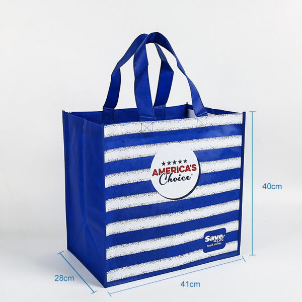 Eco xxl reusable PP non woven carry shopping bag - Image 2