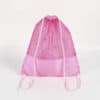 Colourful sports backpack recycled rpet mesh polyester drawstring bag for kids
