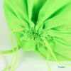 Custom waterproof washable durable shopping drawstring bag