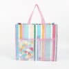 Wholesale custom PP woven PET mesh luxury waterproof plastic tote beach bag