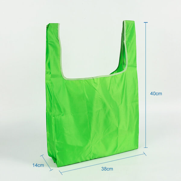 Standard reusable shopping eco-friendly 420D PET Foldable grocery tote bag - Image 3