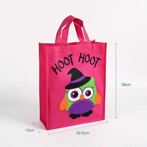 Custom PP non woven luxe funky eco reusable tote shopping bag - Image 2