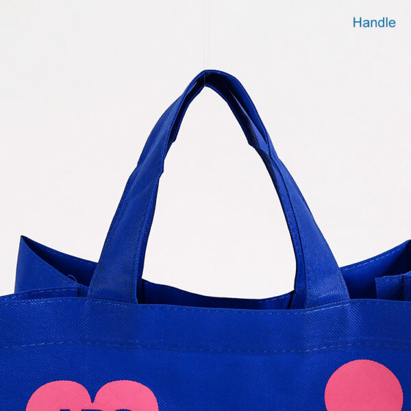 Custom recycle tote reusable eco friendly color coated nonwoven bag - Image 5