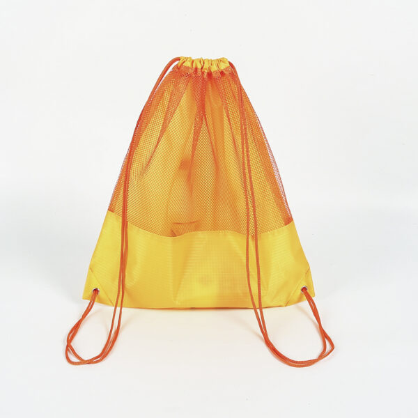 High quality eco friendly PET mesh heavy duty drawstring bag