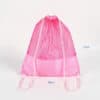 Colourful sports backpack recycled rpet mesh polyester drawstring bag for kids