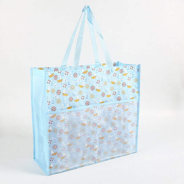 Reusable  PP non woven custom logo recyclable laminated tote bag