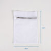Wholesale hotel wash net PET mesh custom laundry bags with zipper
