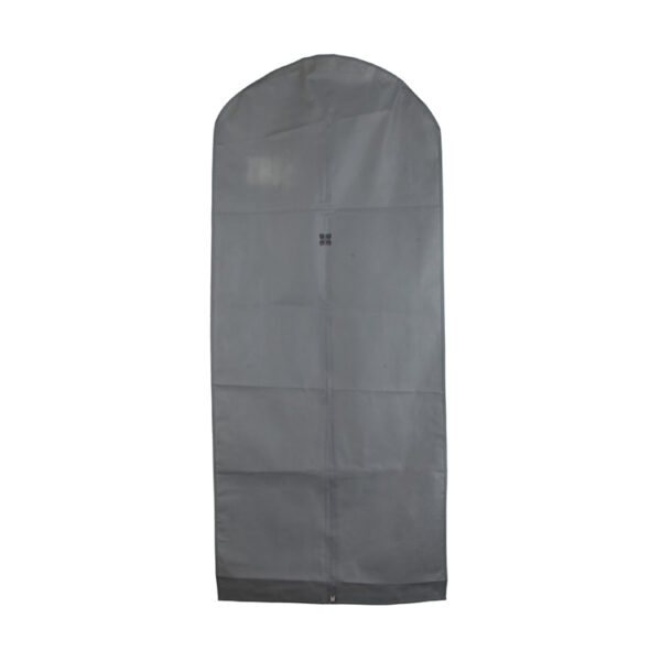 Grey dust proof washable non woven wedding dress clothes garment bag suit cover