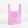 Environment-friendly 190T PET pink sublimation product shopping tote bag