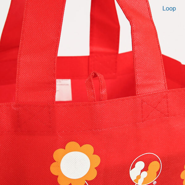 Wholesale business customised logo strong custom reusable shopping bag - Image 4