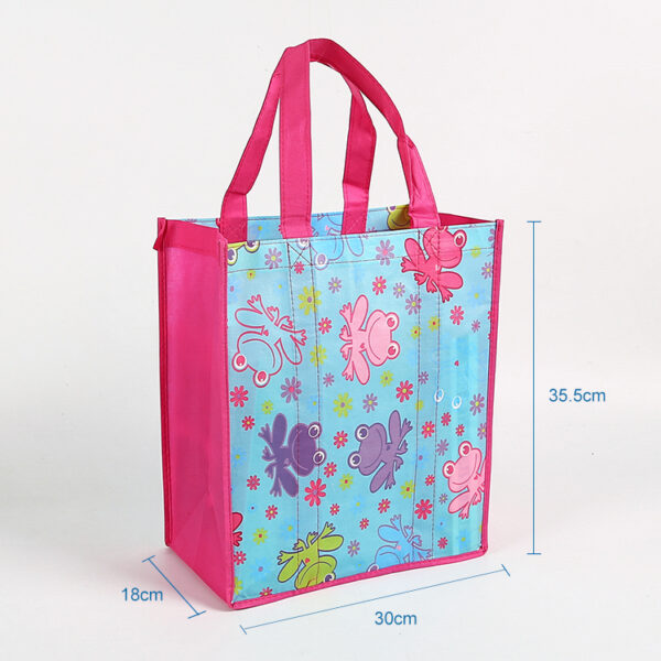 Wholesale custom print logo reusable  non woven gift takeout nonwoven bags - Image 3