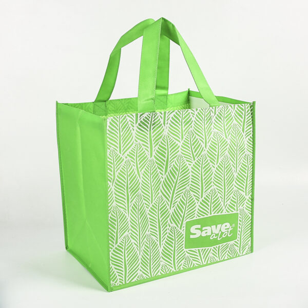 Luxury brand custom recyclable non woven supermarket shopping bags