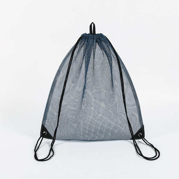 Custom logo mesh organza pouch gift drawstring bag