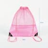 Custom outdoor reusable recycled pet polyester sports backpack drawstring bag with logo