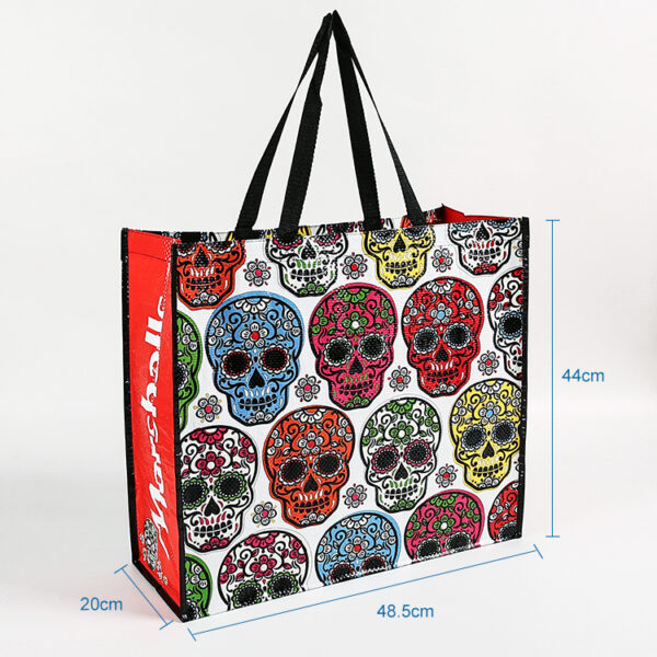 Reusable eco friendly largecapacity laminated pp woven shopping bag - Image 3