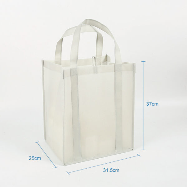 China high quality blanks white non woven shopping tote bag - Image 2