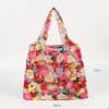 Eco friendly 190T PET foldable tote bag inside pockets for sublimation