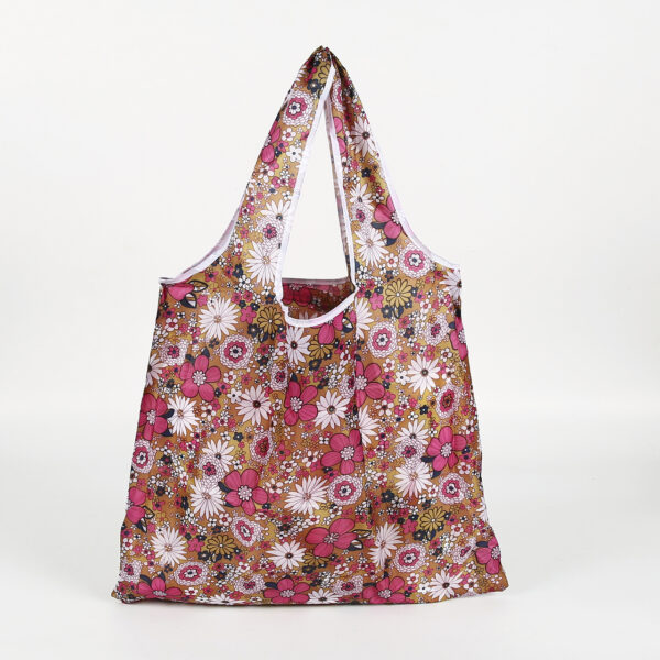 190T PET packable lightweight polyester womens plain sublimation tote bag