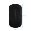 Custom logo black dustproof gift wedding bridal dress men folding suit clothing garment cover bag