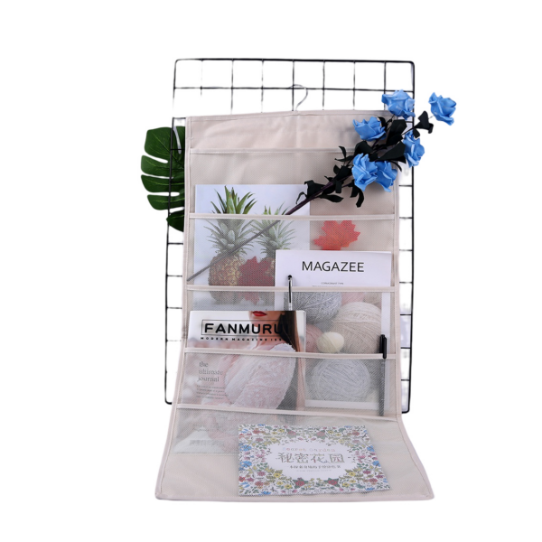 Wholesale custom large organza mesh bag for book magazine