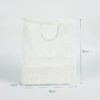 Eco-freindly portable reusable woman net pet mesh canvas shopping tote bag