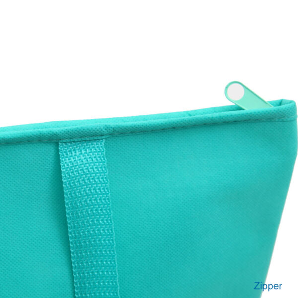 Zhejiang new light weight soft iso bsci picnic lunch thermal custom non woven cooler insulated tote bag - Image 3