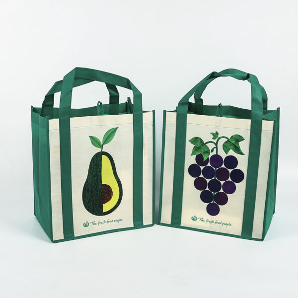 Sublimation reusable rpet shopping carring food non woven bag - Image 2