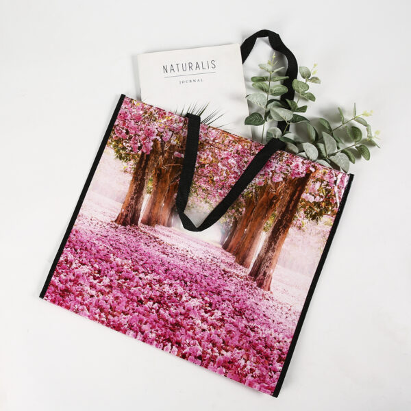 Custom reusable eco friendly rpp non woven sustainable shopping bag - Image 2