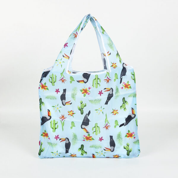 Waterproof reusable foldable flower extra large reusable tote bag