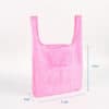 Environment-friendly 190T PET pink sublimation product shopping tote bag