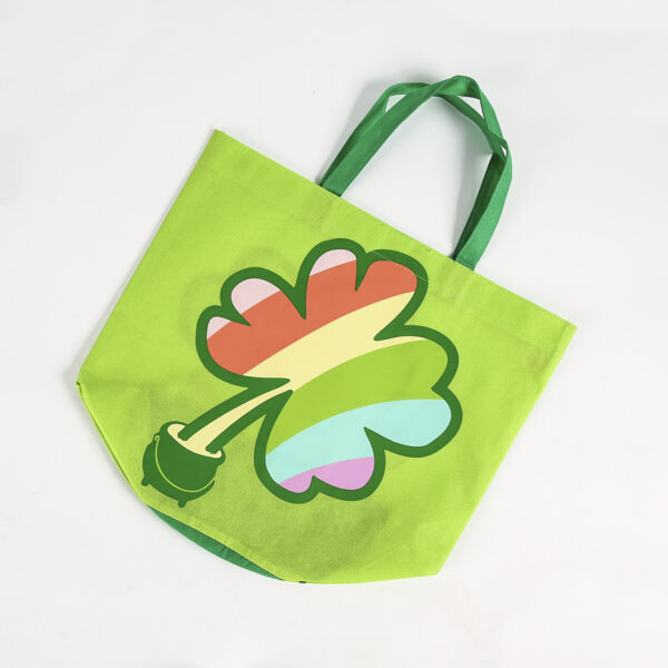 Wholesale custom printed eco friendly recyclable PP nonwoven round tote bag - Image 2